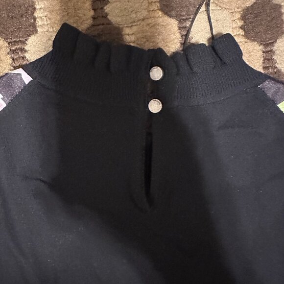 Ted Baker Daneaa Woven Front Mock Neck Sweater - Picture 6 of 8